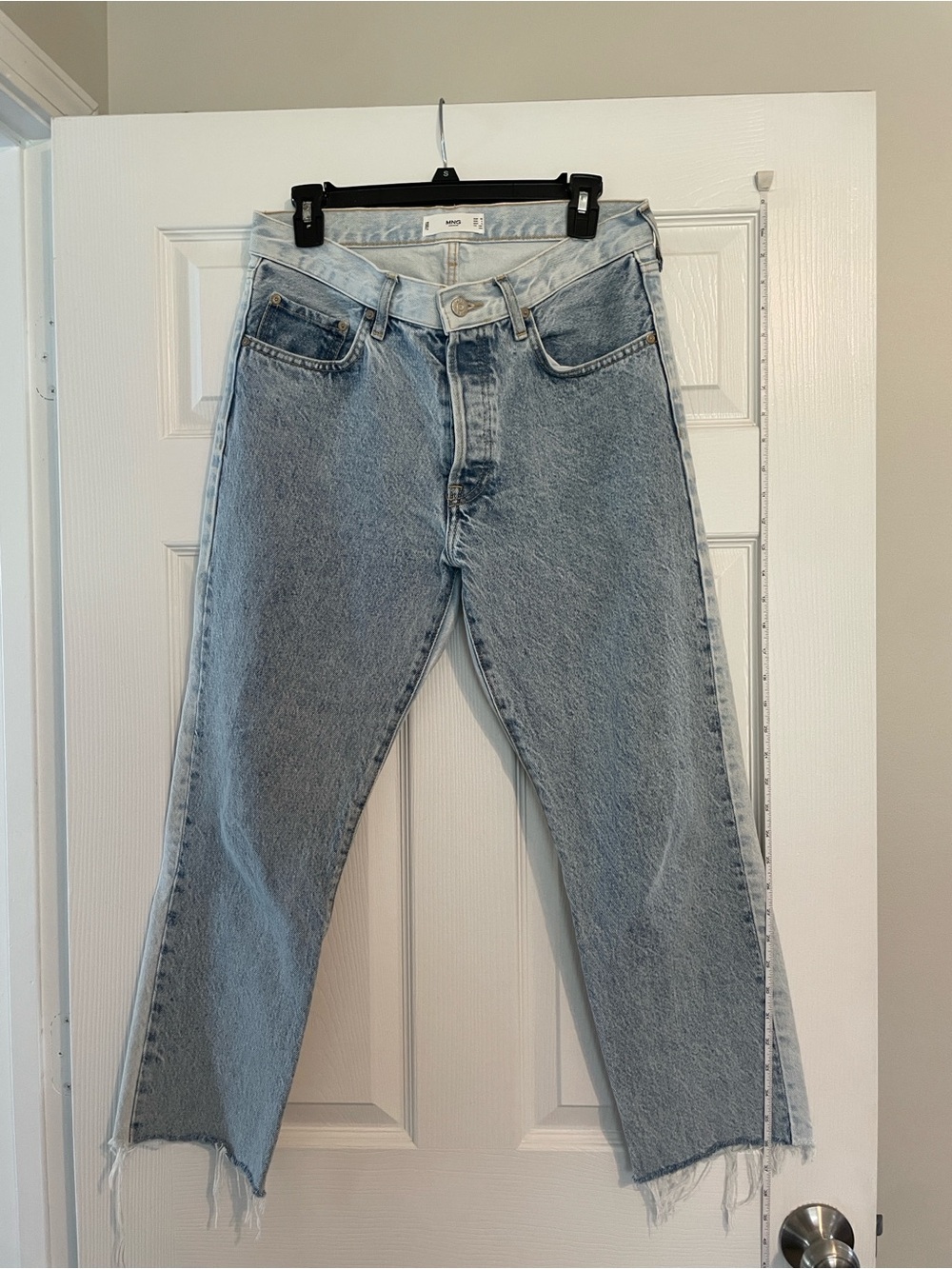Mango Pale Blue High-Rise Women's Jeans